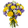 bouquet of yellow roses and irises. Fiji