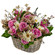 floral arrangement in a basket. Fiji